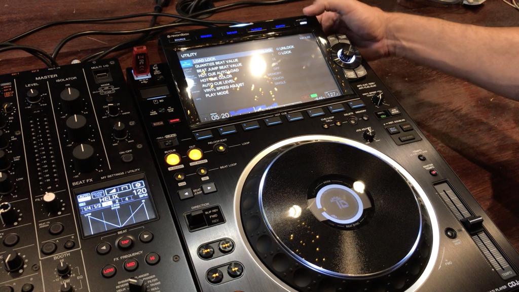 CDJ 3000 Pioneer DJ Menu